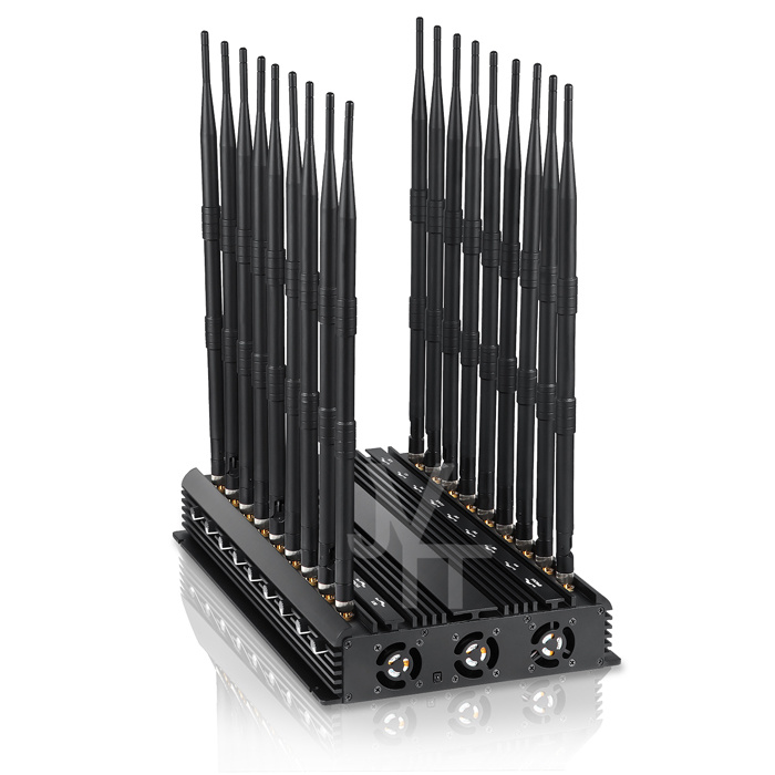 Hot Selling Desktop Adjustable 18 Bands 5g All-in-One Cell Phone Signal Jammer