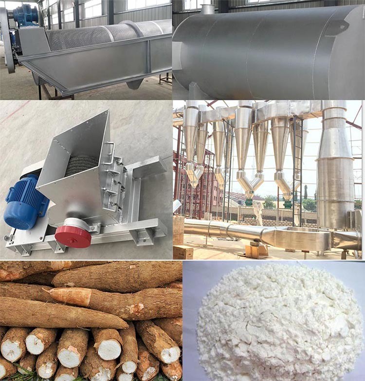 Potato Starch Extract Machine / Cassava Starch Making Machine / Starch Production Line