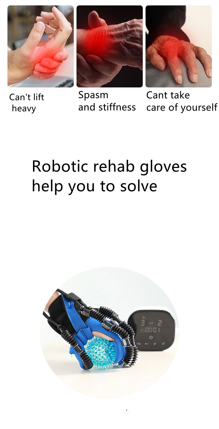 Hand Robot Glove Stroke Rehabilitation Exercise at Home Smart Recovery Hospital Machine