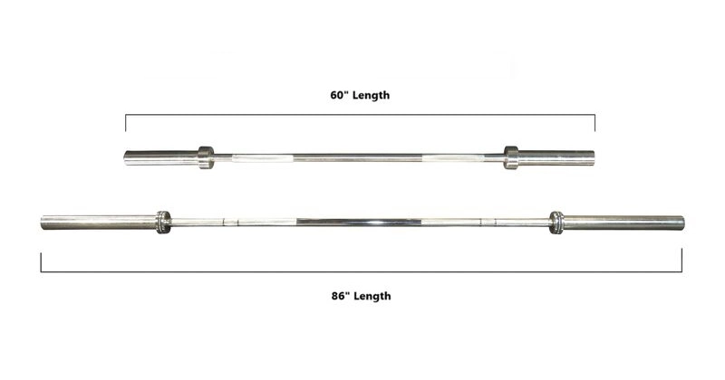 Standard Female Hard Chromed Spring Steel Barre Barbell Bar