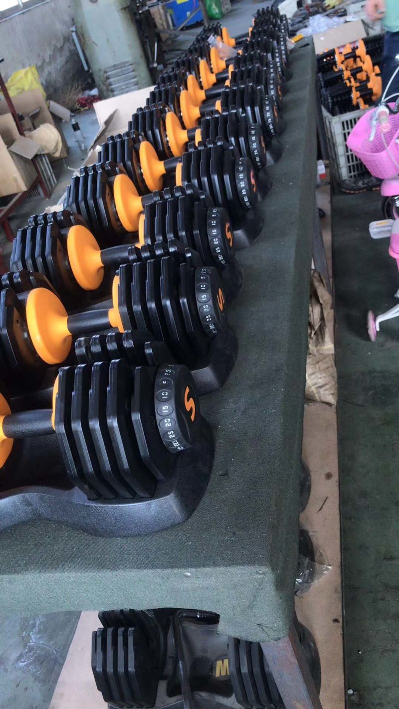 Commercial and Home Use Adjustable Dumbbells Gym Equipment