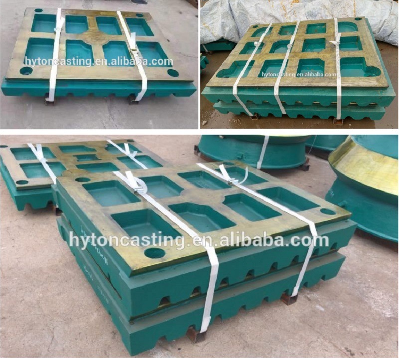 Manganese Steel Castings Jaw Plate Tooth Plate Suit Nordberg C80 C95 C96 Jaw Crusher Spare Parts