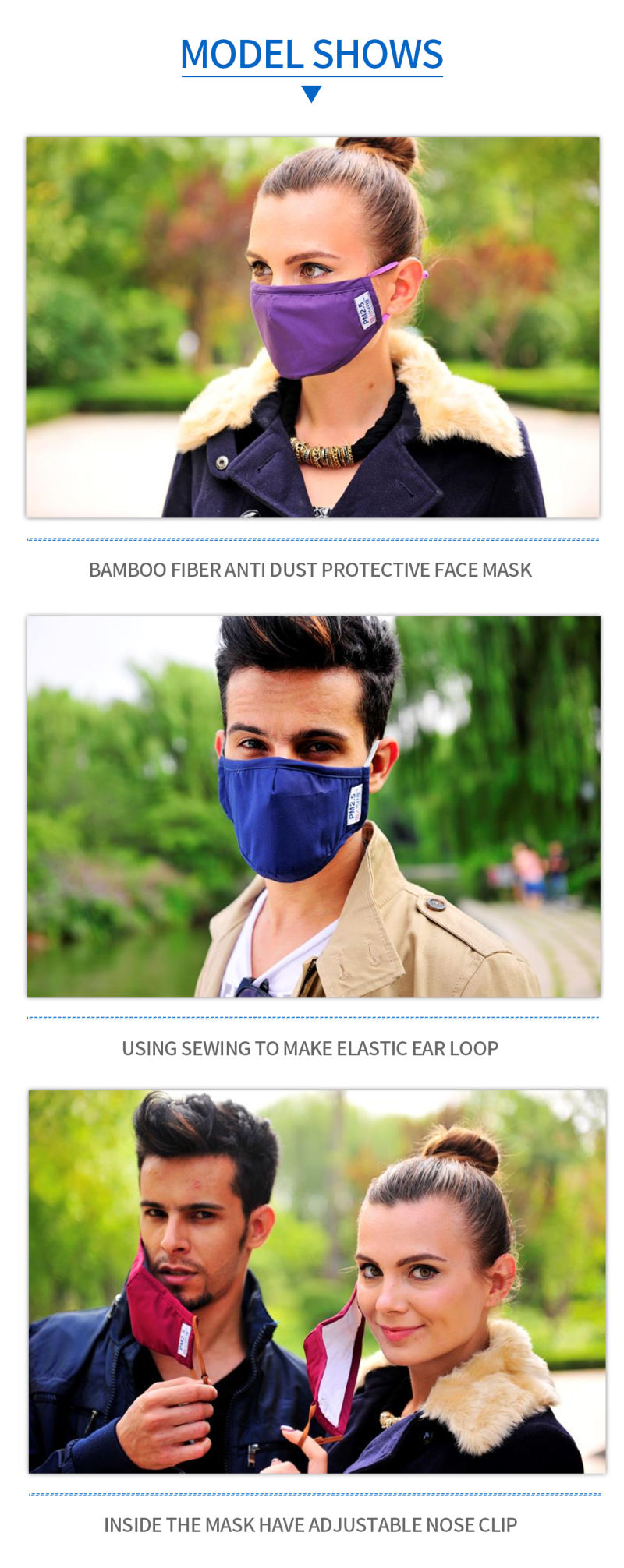 Colorful Factory Provide OEM/ODM Service Wholesale Colorful Disposable Anti-Smog Face Mask/Field