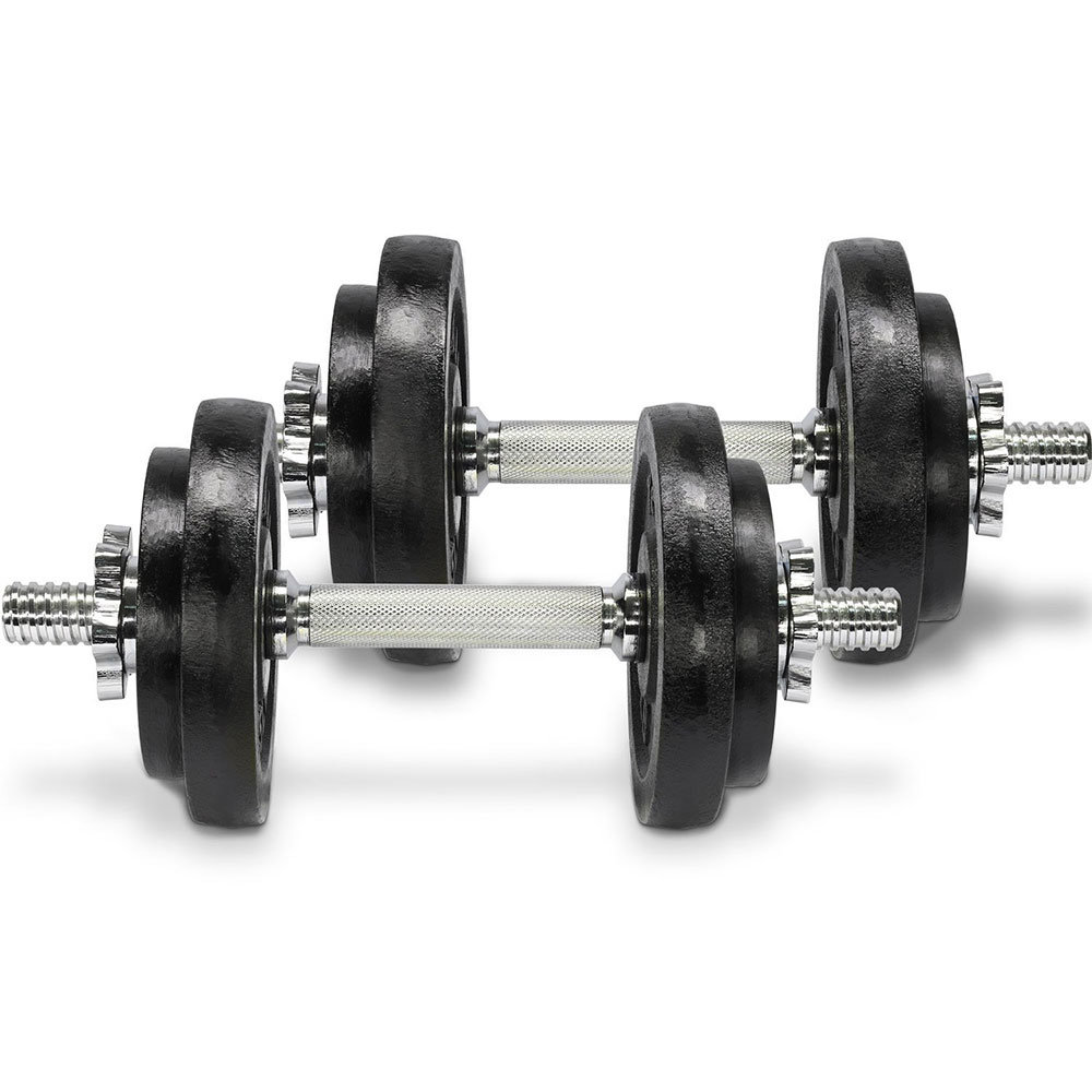 10kg Black Painted Dumbbell Sets for Home Gym