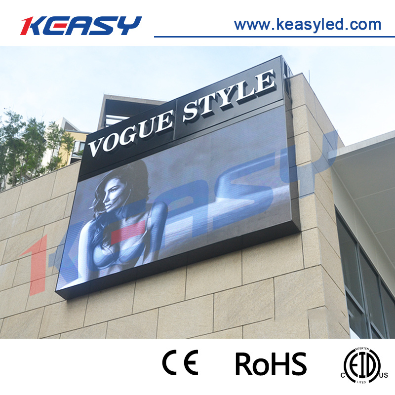 Shopping Mall/Hotel/Bank/Airport/Train Station Outdoor LED Display for Commercial Video Advertising