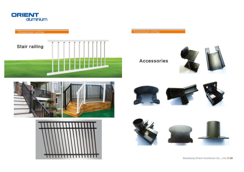 Assemble Aluminium Railing System Easy for Shipping and Install