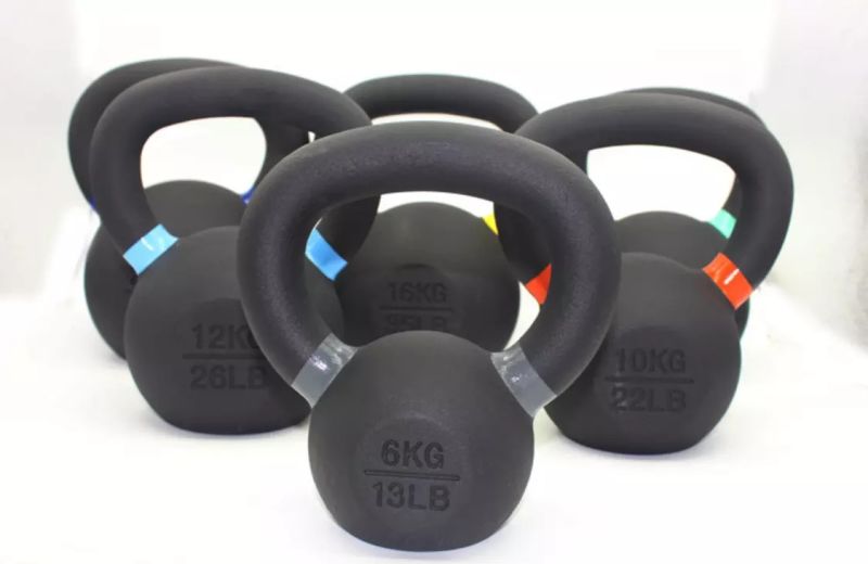 Kettlebell Face Kettlebell E-Coated Kettlebell Custom Logo Dumbell