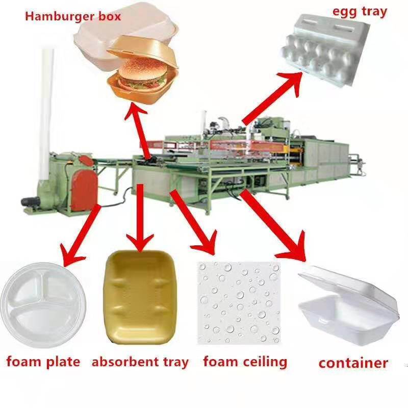 High Capacity PS Foam Seafood Plates Making Machine