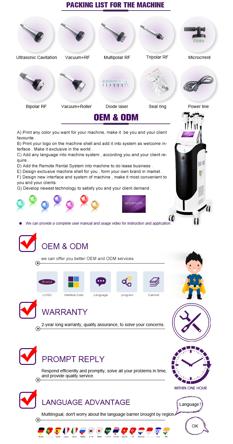 Cavitation and Radio Frequency Weight Loss Machine Weight Loss Machine