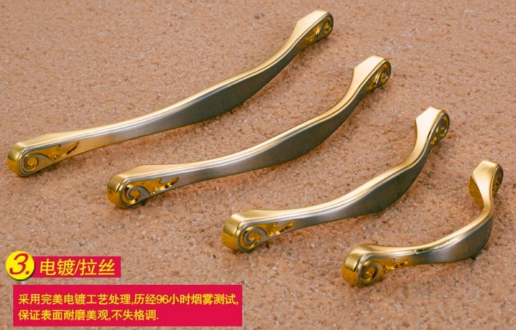 Drawer Handle, Wardrobe Handle, Door Handle, Zinc Alloy Handle, Al-8815