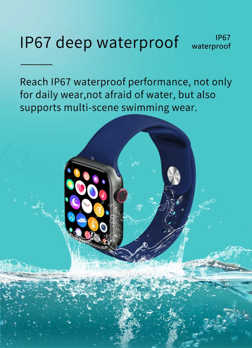 2020 Best Waterproof Sport Smart Bracelet Sleep Monitor Smart Phone Bluetooth Smart Watch Android Smart Watch