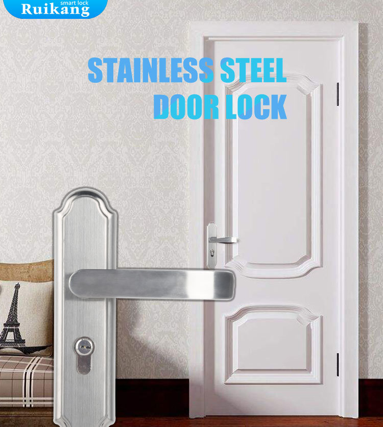 Door Handles Lock with Lock Interior Doors Outside Doors