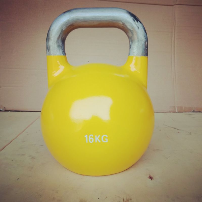 6-48kg Cast Steel Painted Competition Kettlebell for Weightlifting