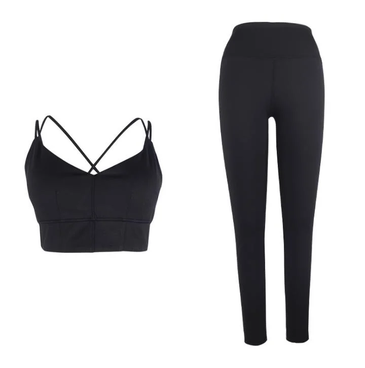 Workout Clothing Activewear Set Women Yoga Sets Bra and Panty Set for Gym