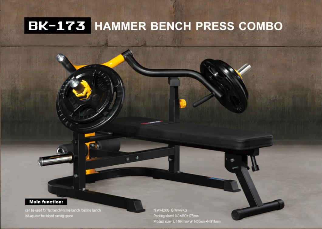 Multi-Function Strength Training Lifting Press Barbell Fitness Equipment Model Weight Bench