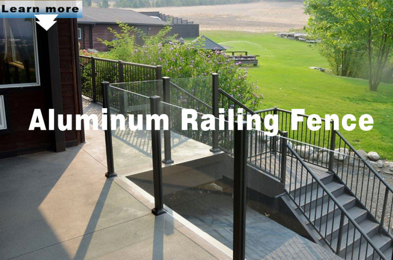 Factory Manufacture Aluminum Glass Railing / Glass Railing / Frameless Glass Railing, Safety Glass Railing