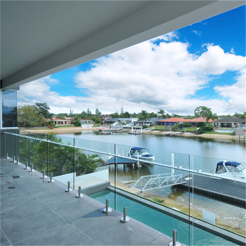 Balustrade with Glass Pool Fencing Railing Stainless Steel Standoff