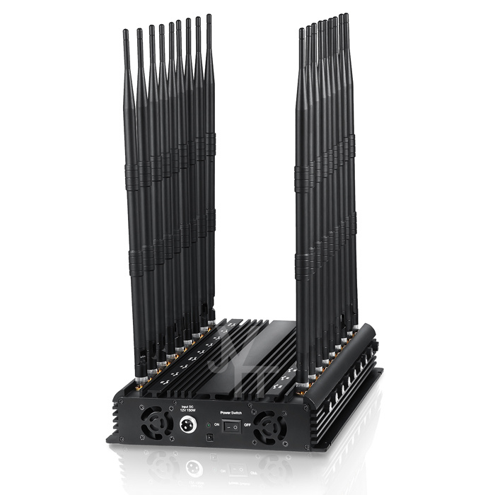 Hot Selling Desktop Adjustable 18 Bands 5g All-in-One Cell Phone Signal Jammer