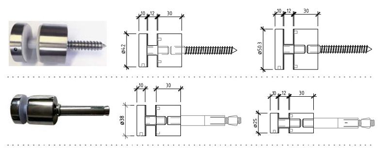 The Newest Balcony Railing Standoff Glass Balcony Railing