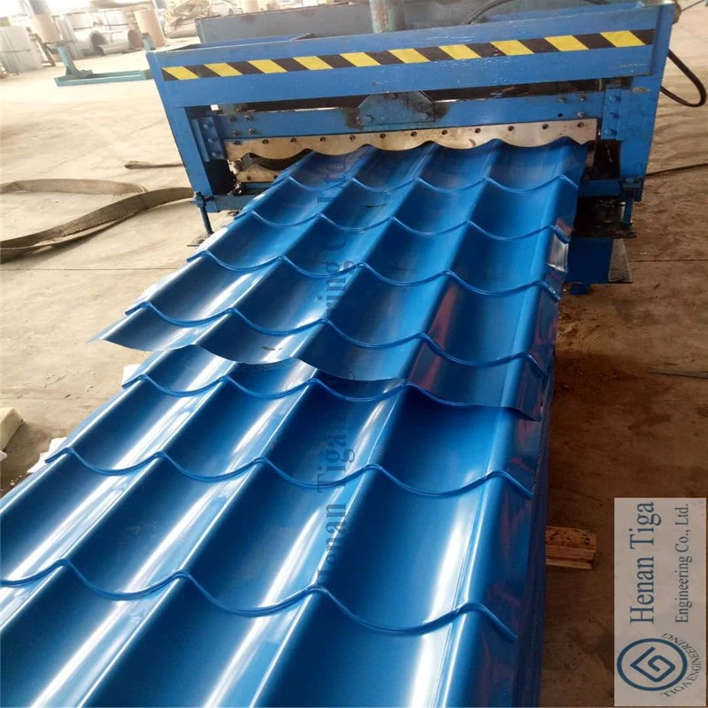 Box Profiled PPGI Roofing Sheets / Weatherability Color Coated Steel Plates