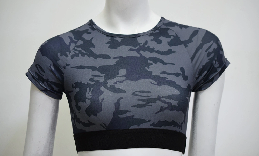 Gym Clothing Camouflage Sportswear Fitness Set Women Workout Camo Gym Set