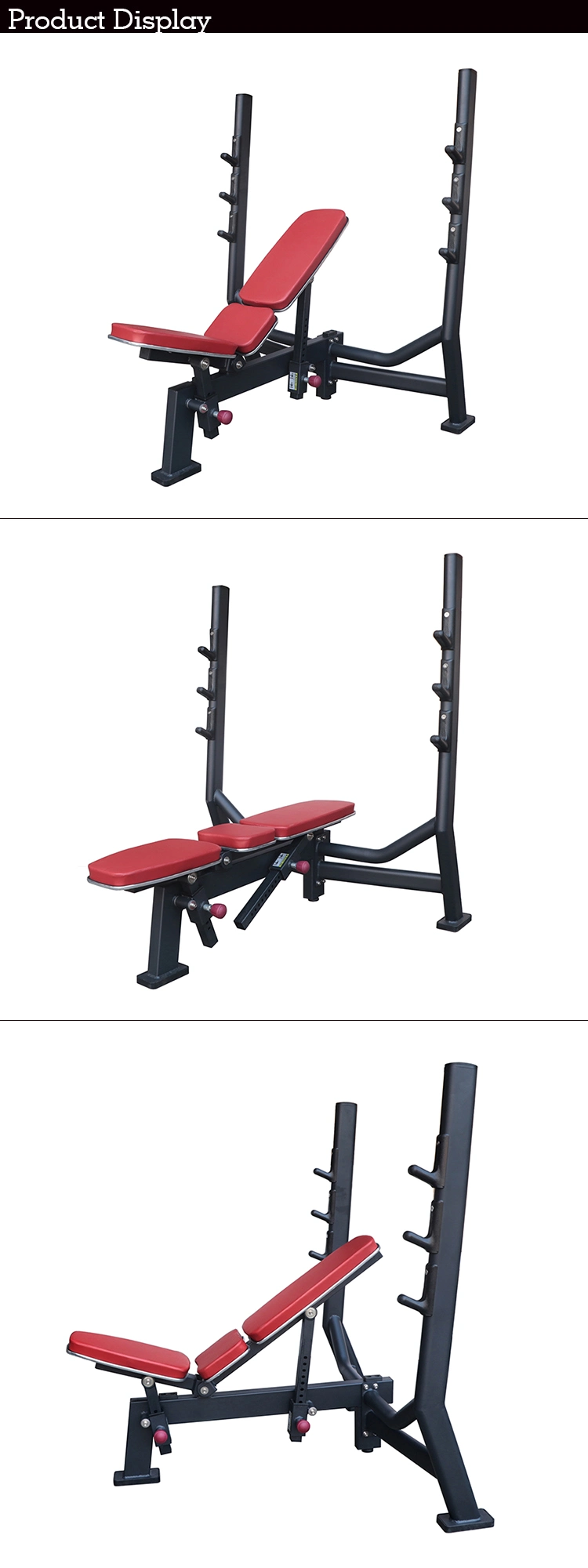 Commercial Life Fitness Weightlifting Gym Equipment Adjustable Flat and Incline Bench Machine