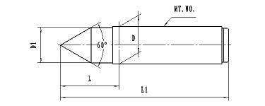 Mt Dead Center, Carbide Tipped Fixed Dead Center CNC Lathe