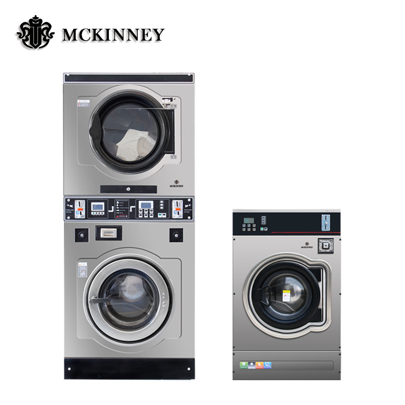 Commercial Stack Washer and Dryer 10kg-100kg