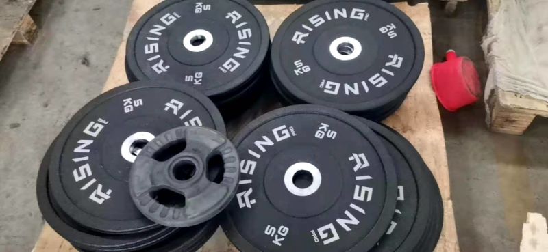 China Low Price Commercial Home Gym Exercise Equipment Barbell Plates Machined Olympic Barbell Plates