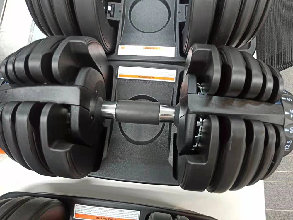 in Stock Adjustable Dumbbell 24kg 52.5lbs 40kg 90lbs Multi-Function Dumbbells Set & Rack