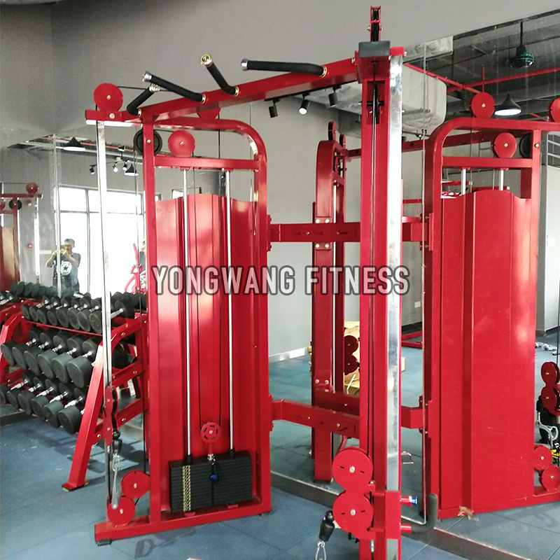 Hot Selling Three in One Multi Functional Smith Trainer with Cable Crossover &Rack with Weight Stack