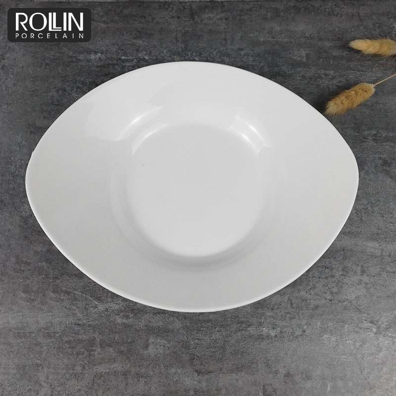 Oval Shape Soup Plate Pasta Plates for Hotel and Restaurant