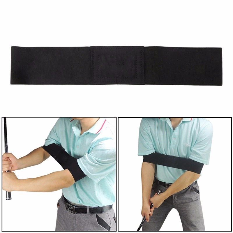 New Golf Swing Trainer Beginner Practice Guide Gesture Alignment Training Aid Aids Correct Swing Trainer Elastic Arm Band Belt Hot Sale Products20 Buyers