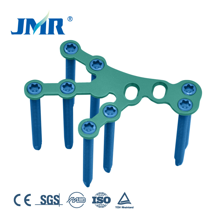 Foot Calcaneal Plate Orthopedic Titanium Fracture Plates and Screws