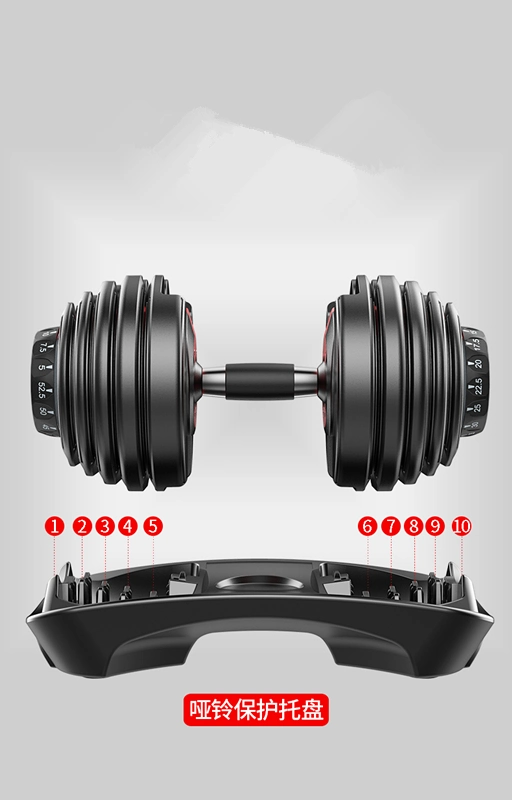 Home Gym Adjustable Weights Dumbell Set 24 Kg Fitness Equipment Unisex Adjustable Dumbbell