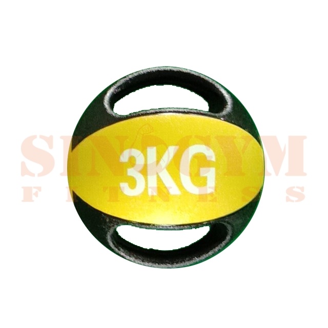 Dual Grip Color Medicine Ball, Gym Ball, Exercise Ball