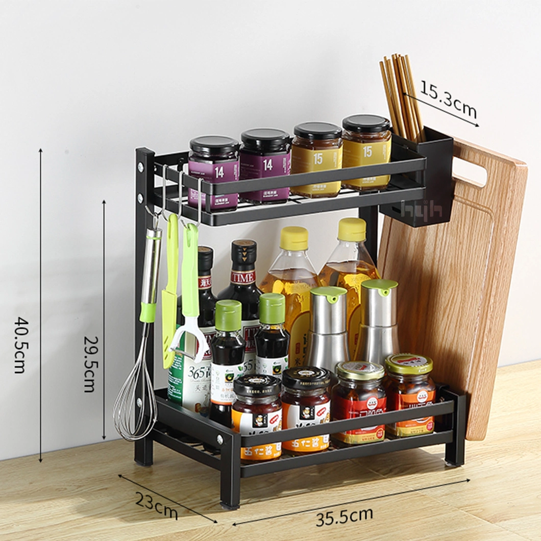 Kitchen Wall Rack Aluminium Wall Mounted Kitchen Storage Utensils Storage Rack