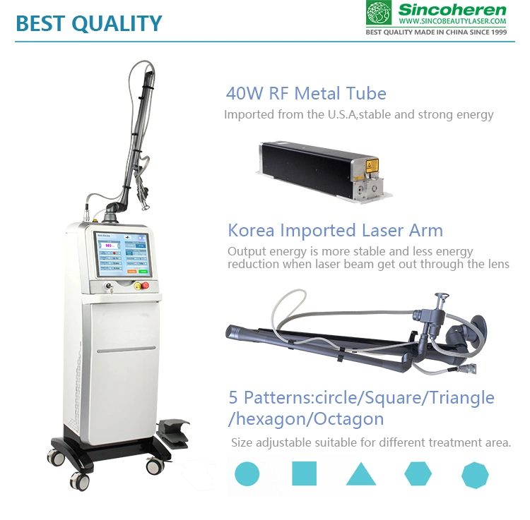 RF Metal Tube Laser CO2 Fractional / Fractional CO2 Laser Vaginal Tightening Machine