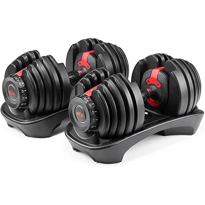 Indoor Fitness Equipment Adjustable Dumbbells Set 24kg Dumbbell