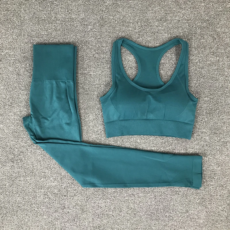 Wholesale Sport Suit Women Fitness Clothing Sport Wear Yoga Set Gym Sportswear Running Leggings Women Set