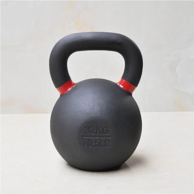 Custom Gym Weight Training Gravity Coated Competition Cast Iron Kettlebell with Logo