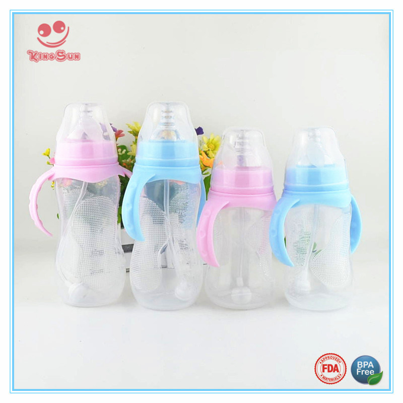 Automatic BPA Free Milk Baby Bottle with Handles