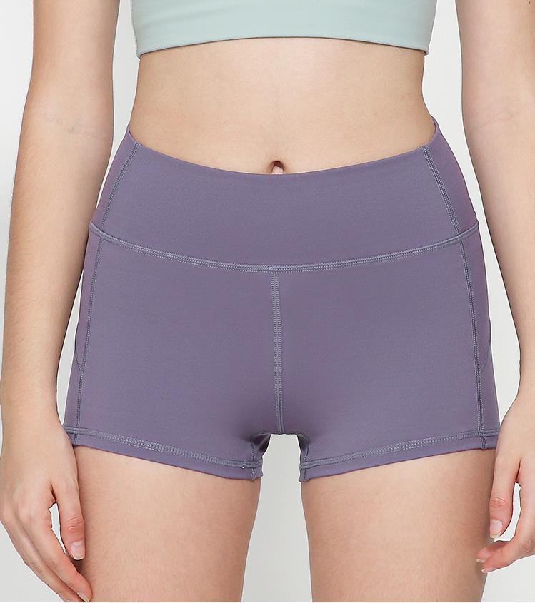 Yoga Short Pant Women Solid Color Comfortable Gym Sports Shorts for Women