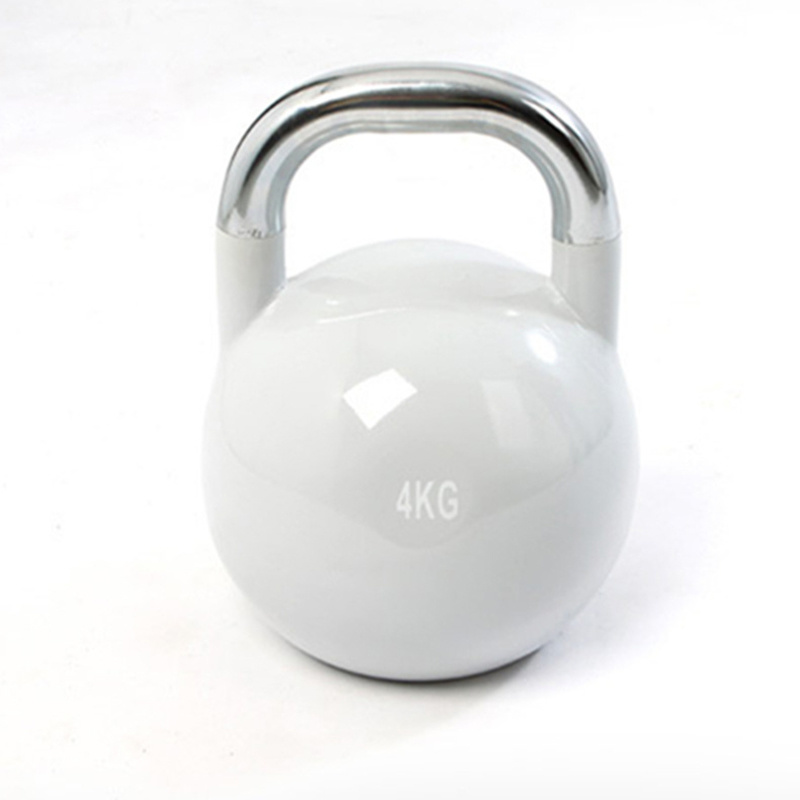 China Wholesale Top Grade Custom Logo Color Weight Competition Steel Kettlebell