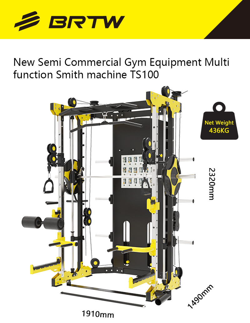 Light Commercial Fitness Equipment Multi Home Gym Machine Smith