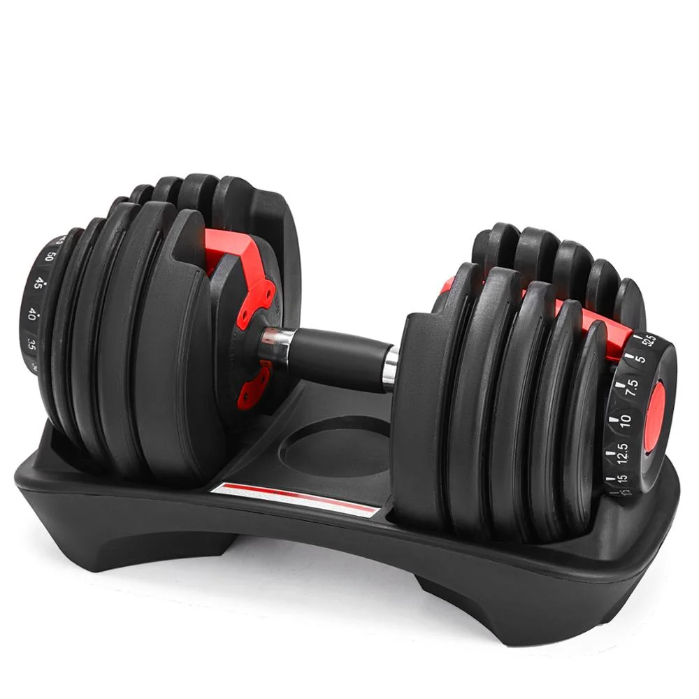 Indoor Fitness Equipment Adjustable Dumbbells Set 24kg Dumbbell