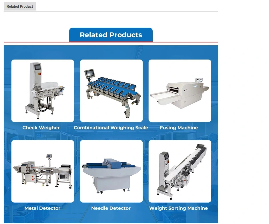 Box Checkweigher 40kg Weight Capacity Customized Online Weighing Scales Pusher Bar