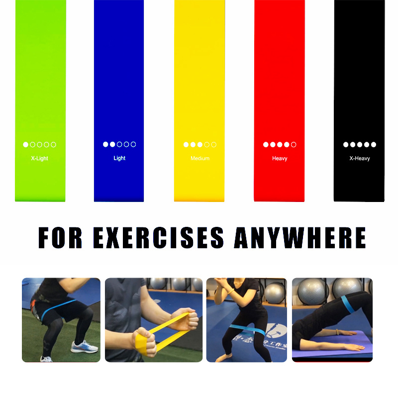 Home Gym Fitness Body Stretching Band Exercise Yoga Loops Pull up Resistance Bands