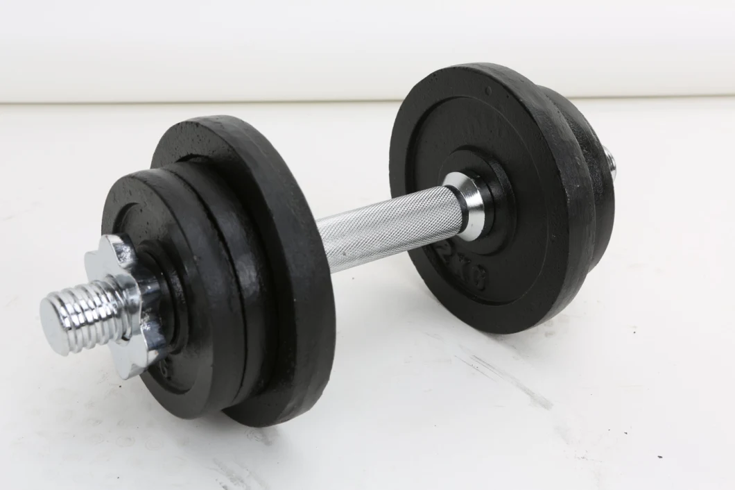 10kg Black Painted Dumbbell Sets