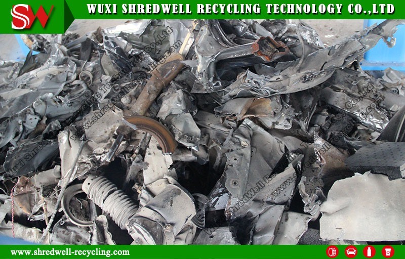 Double Shaft Scrap/Used/Waste Metal Recycling Equipment for Iron/Car/Copper Shredding